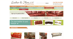 Desktop Screenshot of leatherandmoreinhickory.com